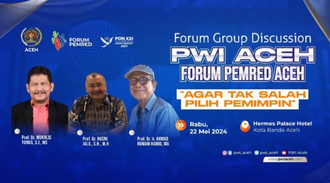 
					PWI dan Forum Pemred Gandeng Tiga Akademisi Kawakan Mencari Sosok Pemimpin Aceh