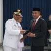 Pj. Bupati Subang Dr. Drs. Imran, M.Si., MA.Cd saat dilantik oleh Penjabat (Pj.) Gubernur Jawa Barat Bey Machmudin Desember tahun lalu.