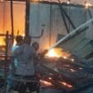 Sejumlah RUKO terbakar di Keude Blang Ara Desa Krueng Manyang, Kecamatan Kuta Makmur, Kabupaten Aceh Utara, pada hari Rabu tanggal 5 Juni 2024, sekitar pukul 18.00 WIB