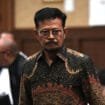 Terdakwa kasus pemerasan dan gratifikasi di Kementerian Pertanian Syahrul Yasin Limpo menjalani sidang di Pengadilan Tipikor, Jakarta, Jumat (5/7/2024). Sidang dengan terdakwa mantan Menteri Pertanian itu beragendakan pembacaan nota pembelaan (pledoi). ANTARA FOTO/Hafidz Mubarak A/rwa.