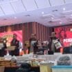 Kepala Satgas P3GN Polri Irjen Asep Edi Suheri dan jajaran dalam konferensi pers Gedung Bareskrim Mabes Polri, Jakarta, Selasa (9/7/2024).