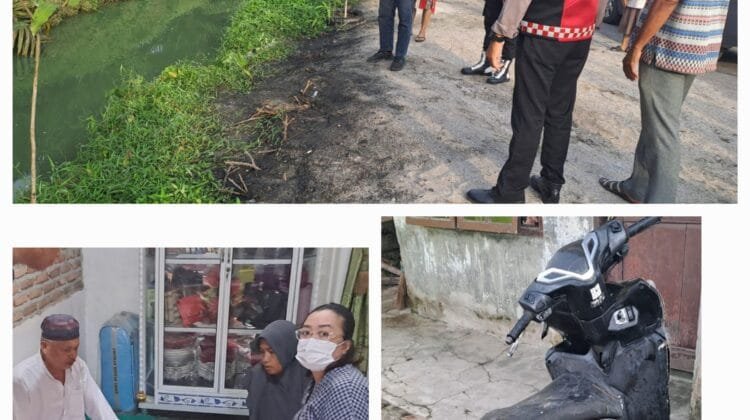 Diduga Idap Epilepsi, Seorang Pengendara Motor Kejang Sebelum Akhirnya Tewas Di Parit