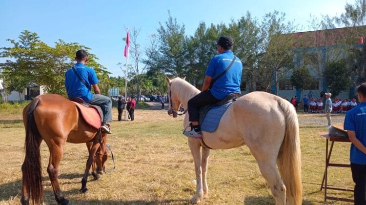 Kuda Presiden Terpilih Prabowo Semarakan Upacara Bendera HUT RI 79 di Mini Zoo Jogja Exotarium