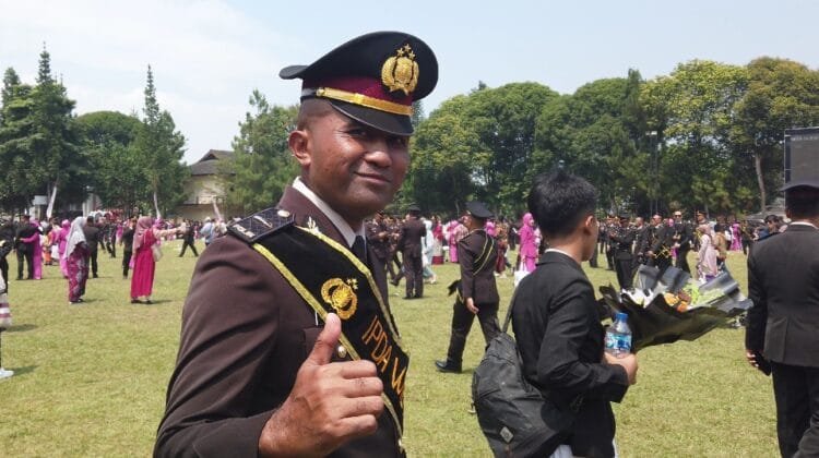 Selesaikan Pendidikan Perwira Polri, Ipda Wilfridus: Terima Kasih Kapolri, Saya Berjanji Jadi Polisi Solutif Bagi Masyarakat