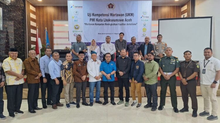 Dinas Kominfo dan Persandian Resmi Buka UKW PWI Kota Lhokseumawe