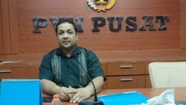 Ketua Bidang Daerah PWI Pusat Haris Sadikin.