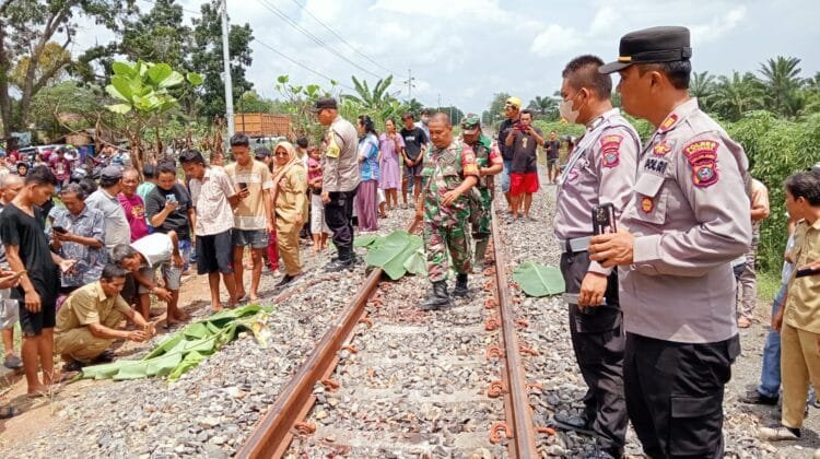 Mesin Mati, Pengendara Motor Tewas Dilindas Kereta Api