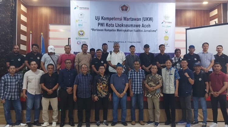 17 Peserta UKW PWI Kota Lhokseumawe Dinyatakan Kompeten