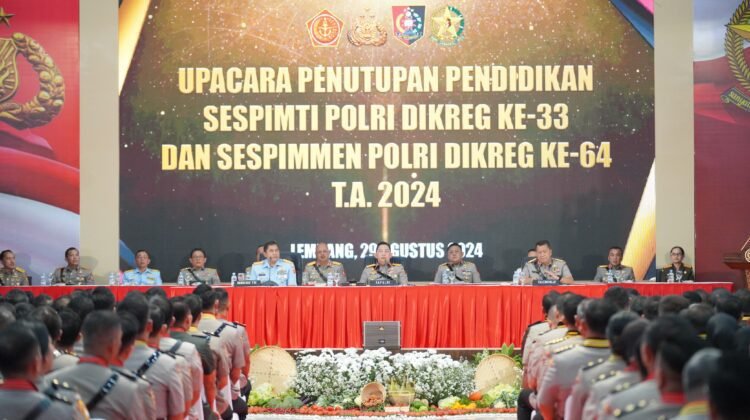 Lulusan Sespimti dan Sespimen 2024 Diharapkan Jadi Ikon Kebhinekaan
