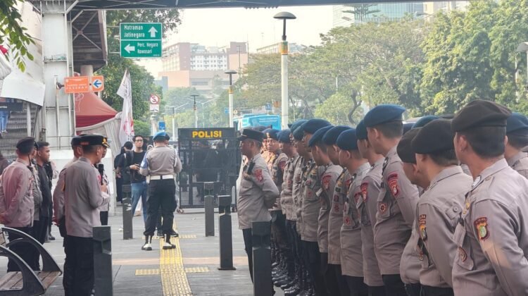 Polisi Siagakan 2.177 Personel Amankan Pendaftaran Cagub-Cawagub Dan PAM Unras Di DPR