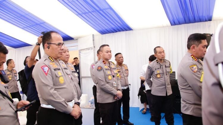 Komjen Fadil Imran Pantau Kesiapan Satgas Tindak dan Satgas Walrolakir Amankan KTT IAF ke-2
