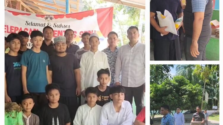 Sat Reskrim Polres Batu Bara Aksi Sosial di Pesantren Darul Muttaqin, Bentuk Kepedulian di Jumat Berkah