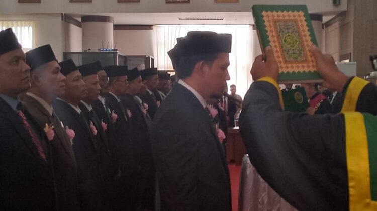 45 Anggota DPRK Aceh Utara Periode 2024-2029 Resmi Dilantik