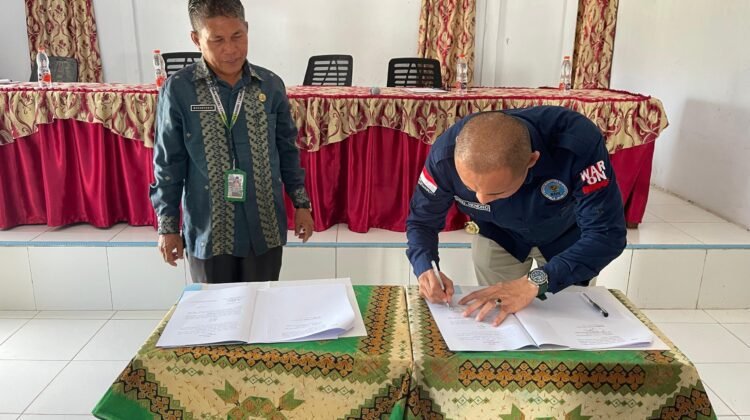 BNN Batu Bara Tandatangani MoU dengan SMA Negeri 1 Lima Puluh untuk Perkuat P4GN