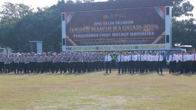 Amankan Event MotoGP, Polda NTB Gelar Ops Mandalika Gatari 2024