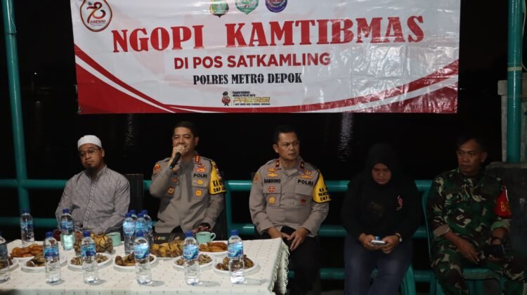 Kapolres Metro Depok Gelar Ngopi Kamtibmas