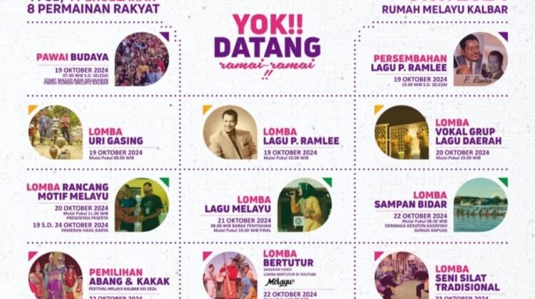 MABM Kalbar Tuan Rumah Festival Melayu XIII