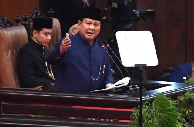 Sampaikan Pidato Spektakuler, Presiden Prabowo Serukan Persatuan Demi Masa Depan Bersama
