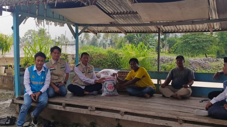 Aksi Peduli, YBM PLN UP3 Langsa Salurkan Bantuan Korban Banjir