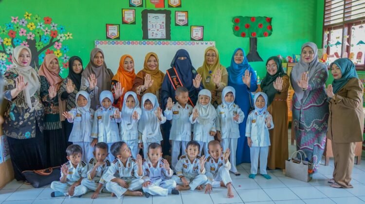 Bunda PAUD Aceh Tenggara Edukasi Antisipasi Banjir di TK Pembina