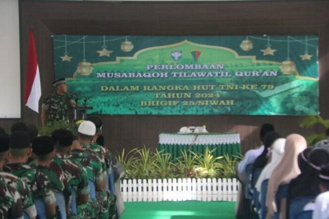 
					Semarak HUT TNI ke 79 tahun 2024, Brigif 25/Siwah Selenggarakan Sejumlah Perlombaan