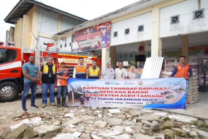 
					PT Pupuk Iskandar Muda Salurkan Bantuan Pemulihan Pasca Bencana