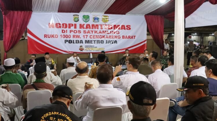 Kapolda Metro Jaya Gelar Ngopi Kamtibmas di Cengkareng, Ajak Warga Tingkatkan Keamanan Lingkungan