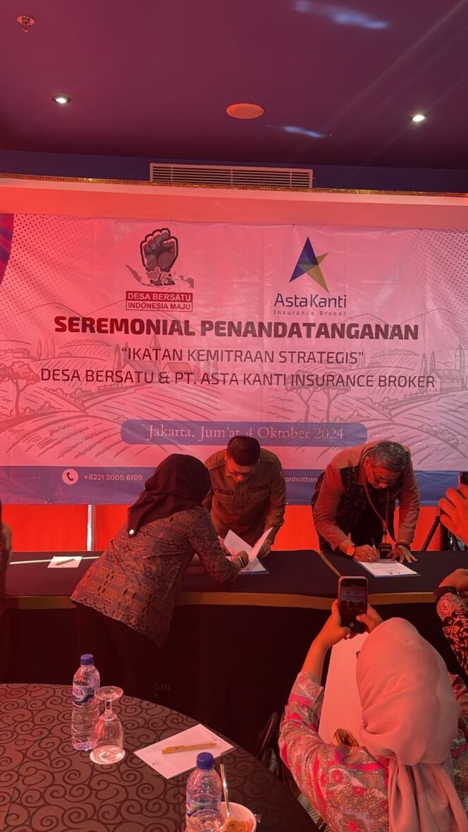 
					Kolaborasi DPP Desa Bersatu Dengan PT. Asta Kanti Insurance Broker Berikan Perlindungan Asuransi