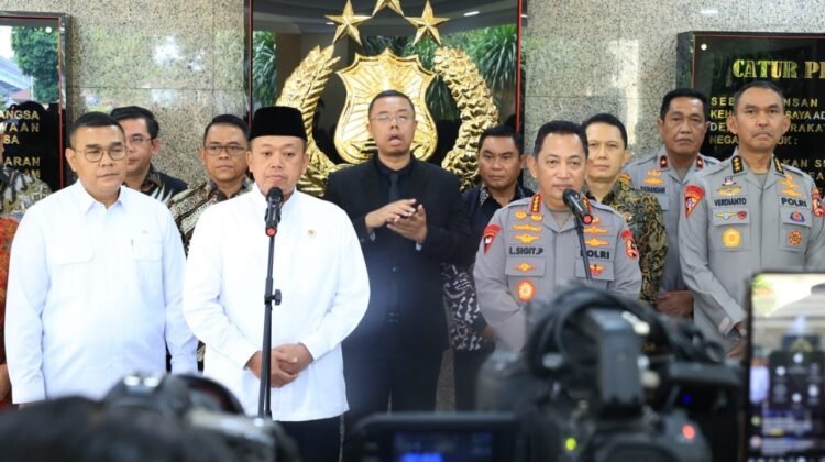 Menteri ATR/BPN Temui Kapolri Bahas Kejahatan Bidang Pertanahan