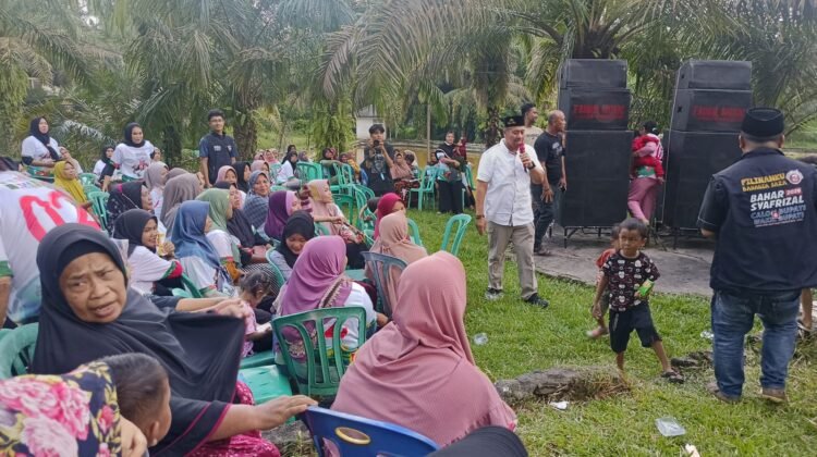 Ribuan Warga Mangkai Lama Deklarasikan Dukungan Solid untuk Baharuddin-Syafrizal di Pilkada Batu Bara