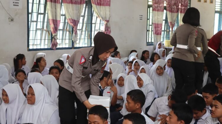 Dukung Program Presiden, Kapolres Batu Bara Gelar Simulasi Makan Siang Gratis di SMP N 1 Lima Puluh