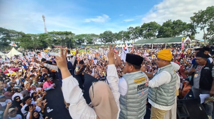 Lautan Manusia Banjiri Lapangan Dolok Pop, Dukungan Penuh untuk Baharuddin Siagian