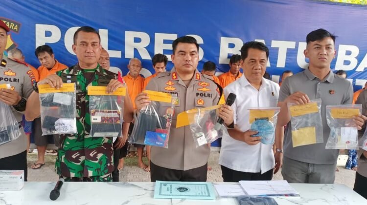 Bersihkan Generasi Muda, Polres Batubara Bekuk 45 Pelaku Narkoba