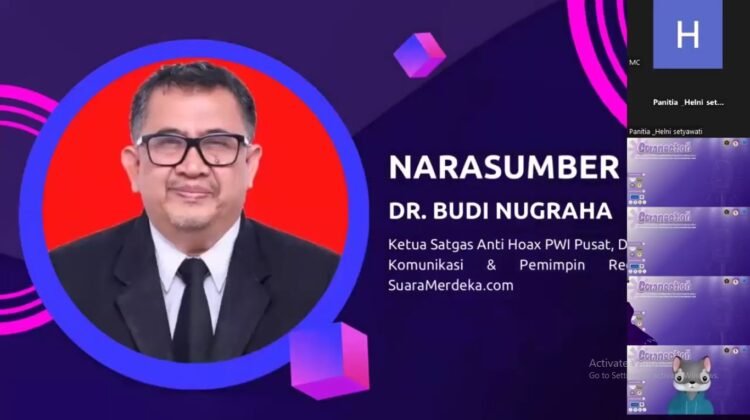 Ketua Satgas Anti Hoax PWI Pusat: “Etika Jurnalistik adalah Kunci Menjaga Kepercayaan Publik”