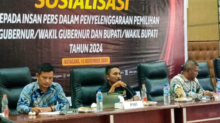 KIP Aceh Tenggara Ajak Pers Berperan Aktif Sukseskan Pilkada 2024