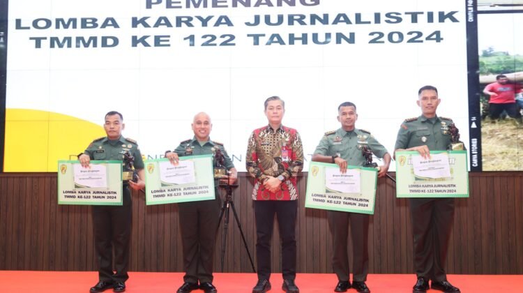 Kodim 0103/Aceh Utara Raih Juara 3 Lomba Karya Jurnalistik TMMD Ke-122