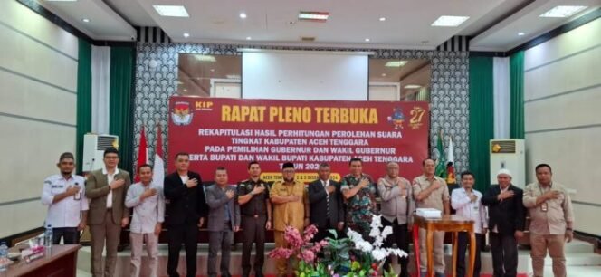 
					KIP Aceh Tenggara Gelar Rekapitulasi Pleno Hasil Kecamatan