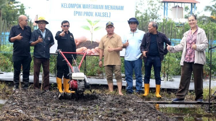 Ketua PWI Pusat Apresiasi Program Wartawan Menanam Dukung Ketahanan Pangan