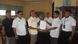 Pemberian SK Plt kepala sekolah di Aula SMK PP