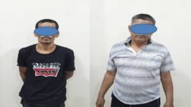 Tersangka Perusakan Hutan di Polres Aceh Tenggara.