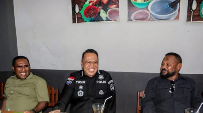 
					Satgas Ops Damai Cartenz-2025 Gandeng Tokoh Papua Wujudkan Kamtibmas Aman dan Damai