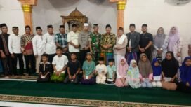 Safari Ramadhan di masjid Jami desa Lawe Sumur.