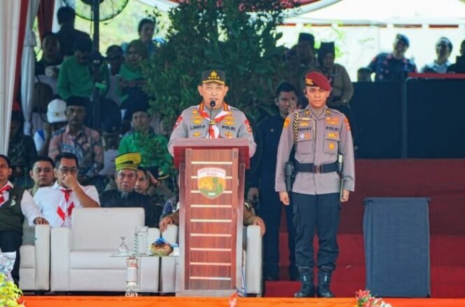 
					Buka Jambore Karhutla Riau 2025, Kapolri Ajak Masyarakat Jaga dan Lestarikan Lingkungan