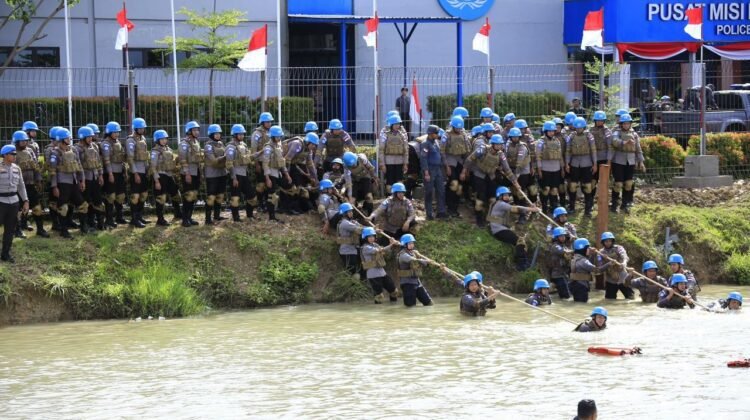 Polri Kembali Kirim Pasukan untuk Misi Perdamaian PBB, Latpragas Satgas FPU 7 MINUSCA Resmi Dimulai