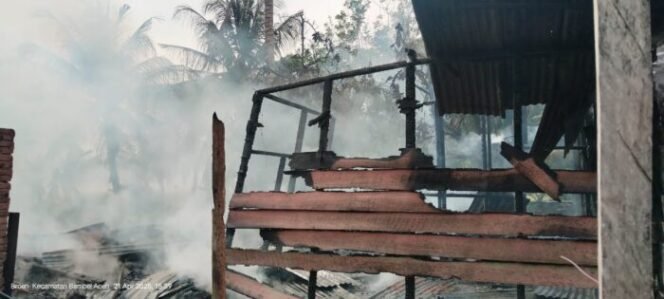 
					Satu Rumah di Aceh Tenggara Ludes Terbakar 