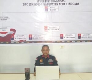Junaidi, Ketua LSM Komunitas Pemantau Korupsi Nusantara (KPK-N) Aceh Tenggara.