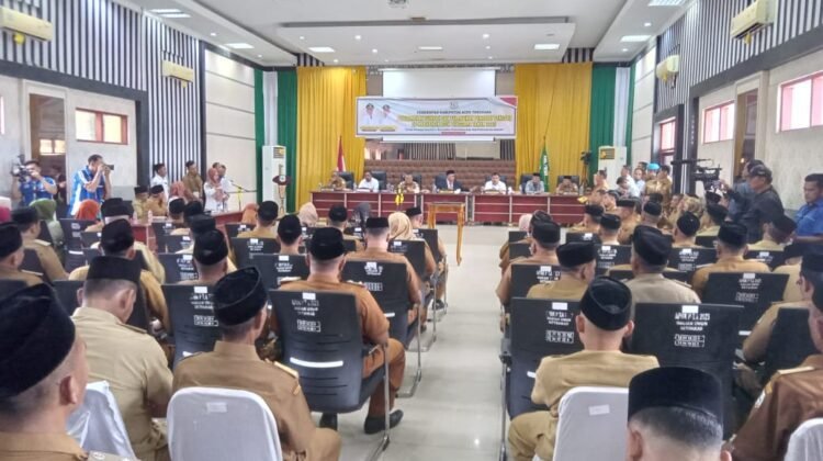 Sebanyak 71 Pj Pengulu Kute di Aceh Tenggara Dilantik