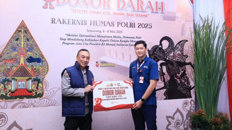 Rakernis Humas Polri 2025 Dibuka dengan Bakti Sosial dan Bakti Kesehatan di Akpol Semarang
