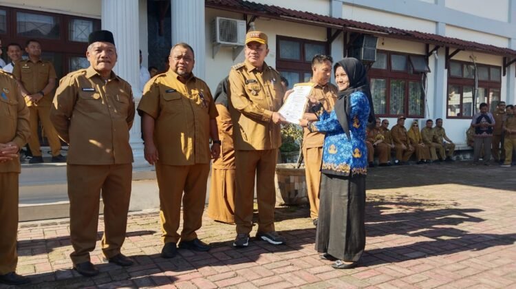 Bupati Aceh Tenggara Serahkan SK 58 CPNS Formasi Tahun 2024