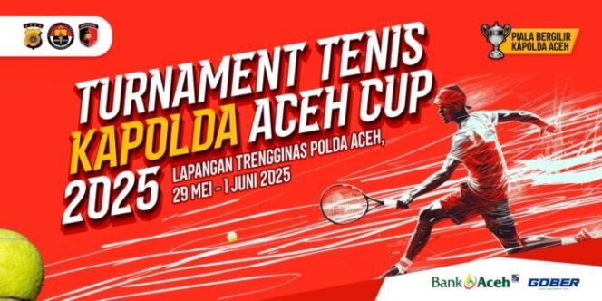 
					23 Tim akan Bertanding di Turnamen Tenis Kapolda Aceh Cup 2025